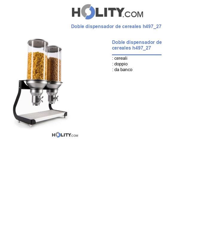 Doble dispensador de cereales h497_27