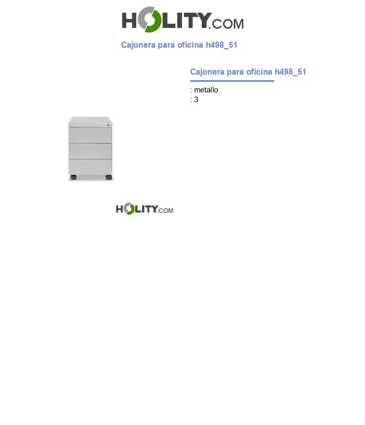 Cajonera para oficina h498_51