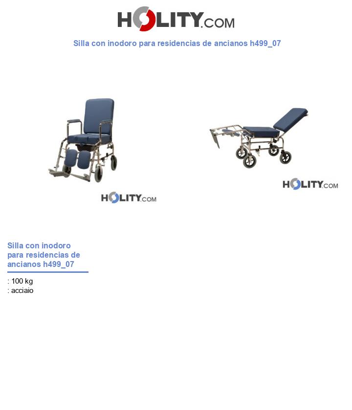 Silla con inodoro para residencias de ancianos h499_07