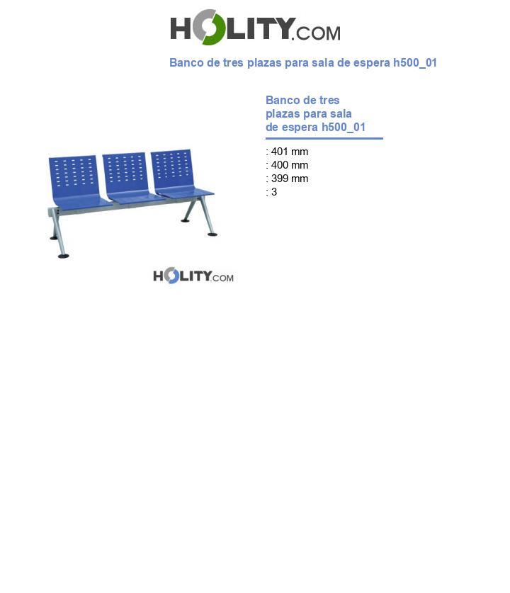 Banco de tres plazas para sala de espera h500_01