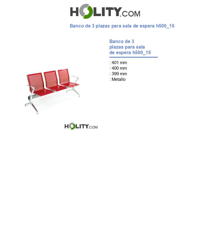 Banco de 3 plazas para sala de espera h500_15