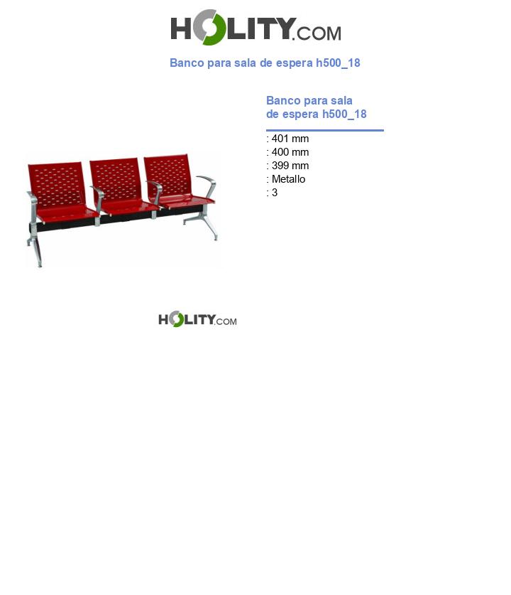 Banco para sala de espera h500_18