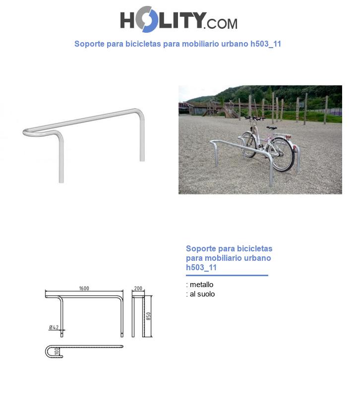 Soporte para bicicletas para mobiliario urbano h503_11