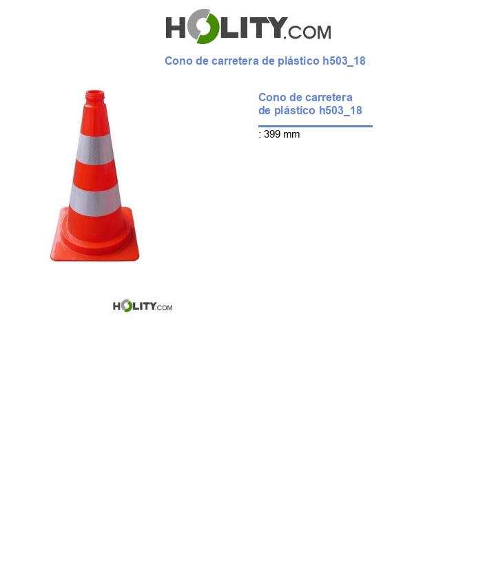 Cono de carretera de plástico h503_18