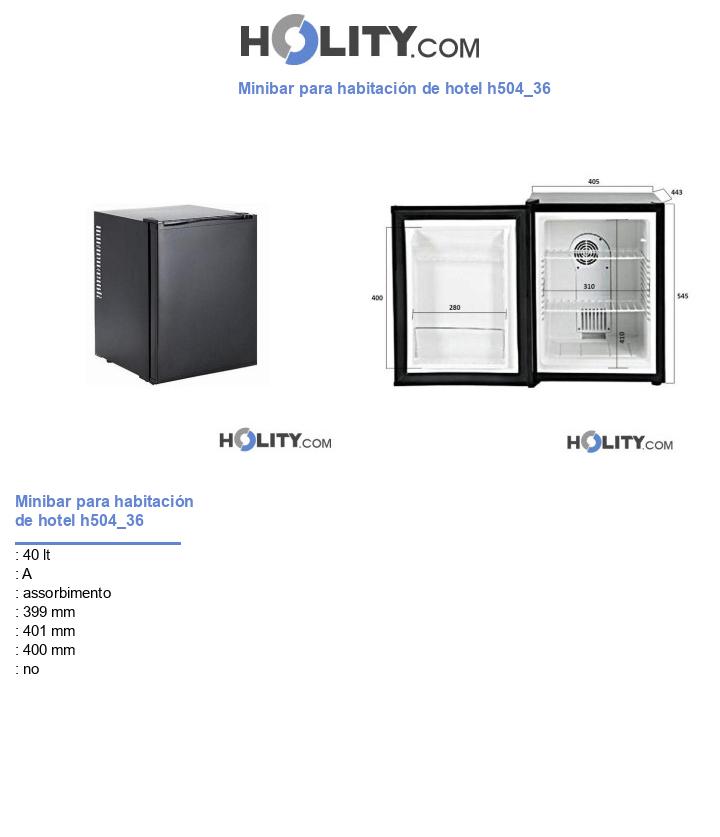 Minibar para habitación de hotel h504_36