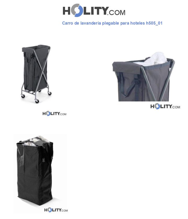 Carro de lavandería plegable para hoteles h505_01