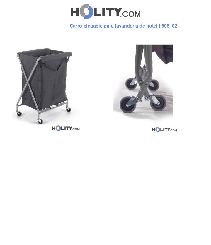 Carro plegable para lavandería de hotel h505_02