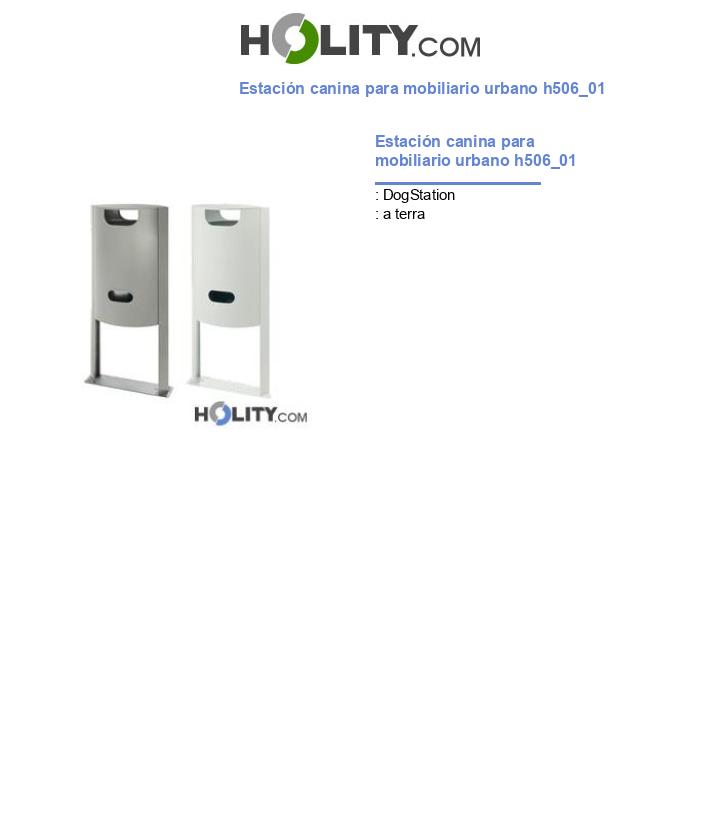 Estación canina para mobiliario urbano h506_01