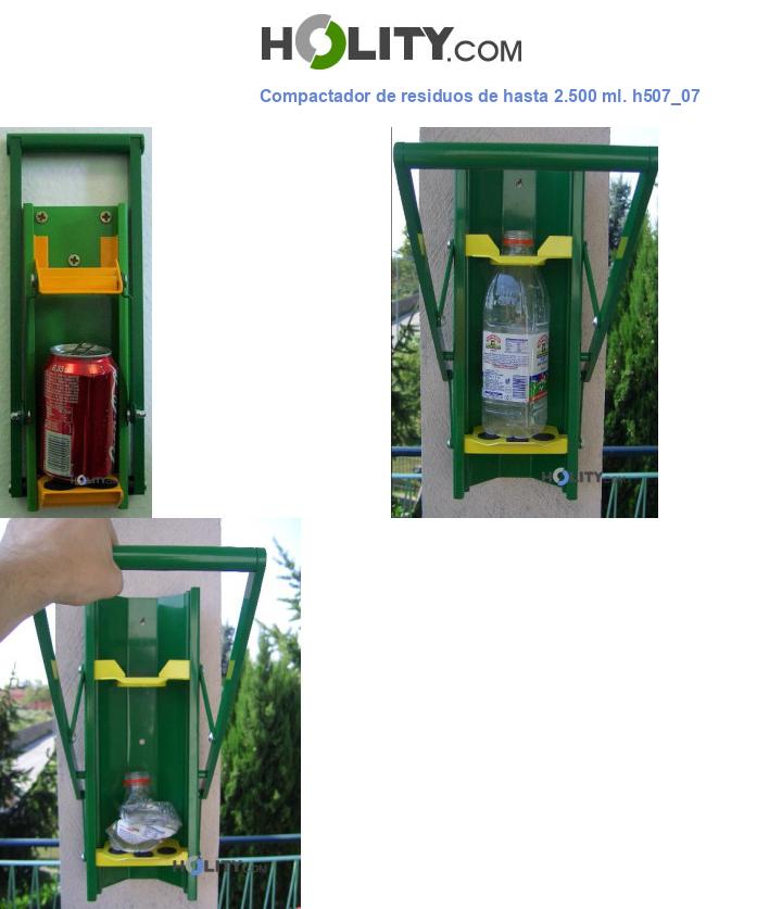 Compactador de residuos de hasta 2.500 ml. h507_07