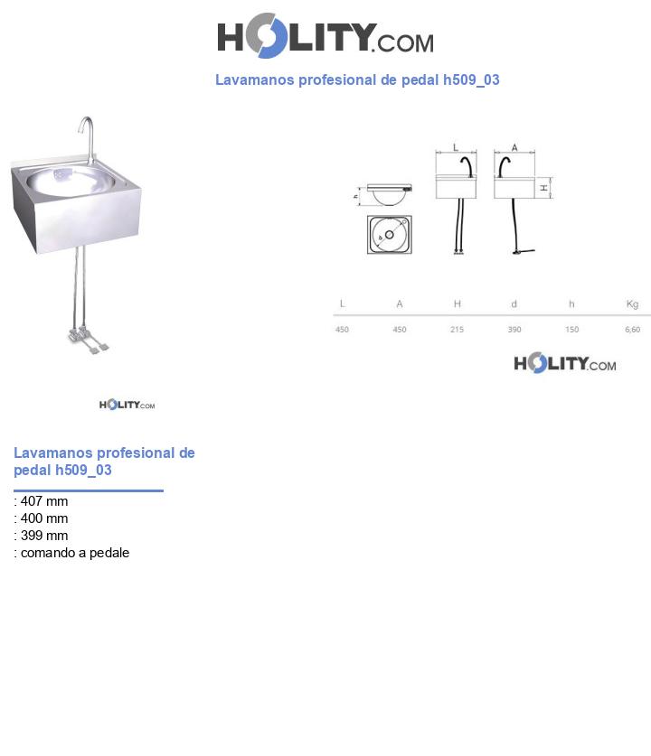 Lavamanos profesional de pedal h509_03