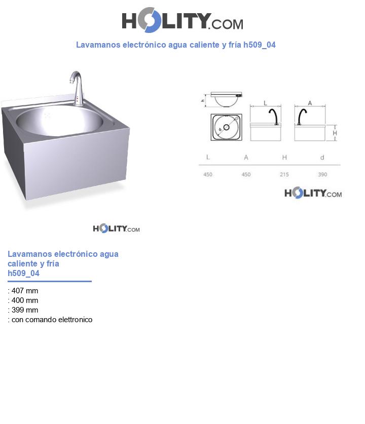 Lavamanos electrónico agua caliente y fría h509_04