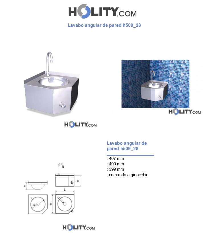 Lavabo angular de pared h509_28