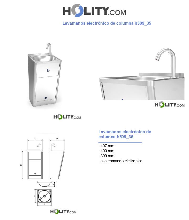 Lavamanos electrónico de columna h509_35