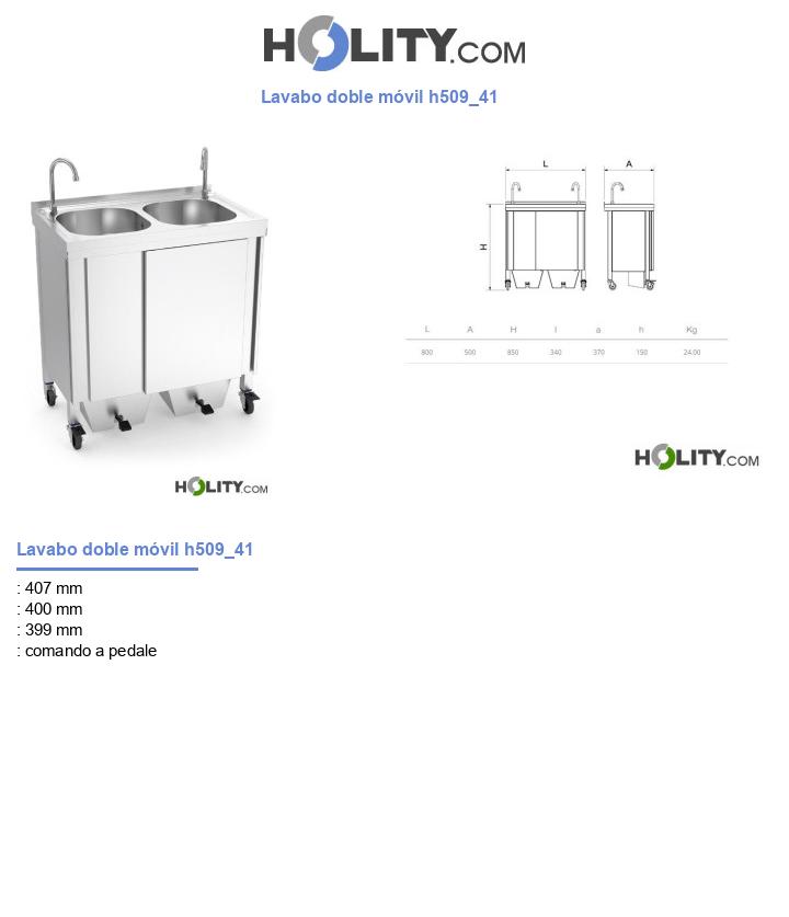 Lavabo doble móvil h509_41