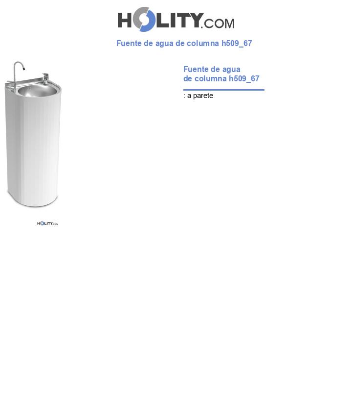 Fuente de agua de columna h509_67