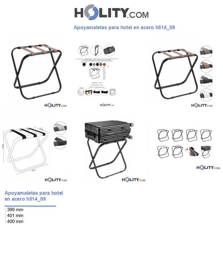 Apoyamaletas para hotel en acero h514_09