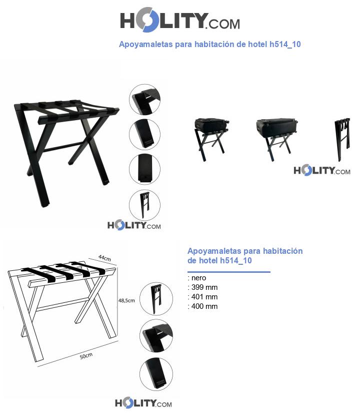Apoyamaletas para habitación de hotel h514_10