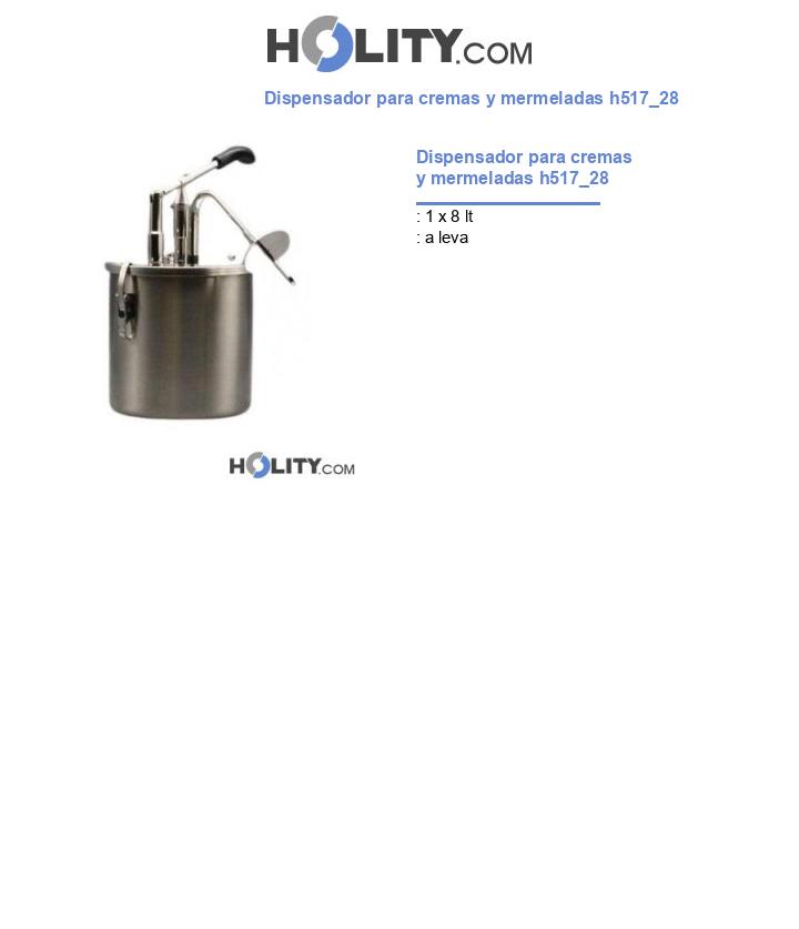 Dispensador para cremas y mermeladas h517_28