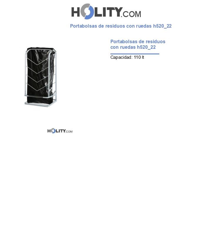 Portabolsas de residuos con ruedas h520_22