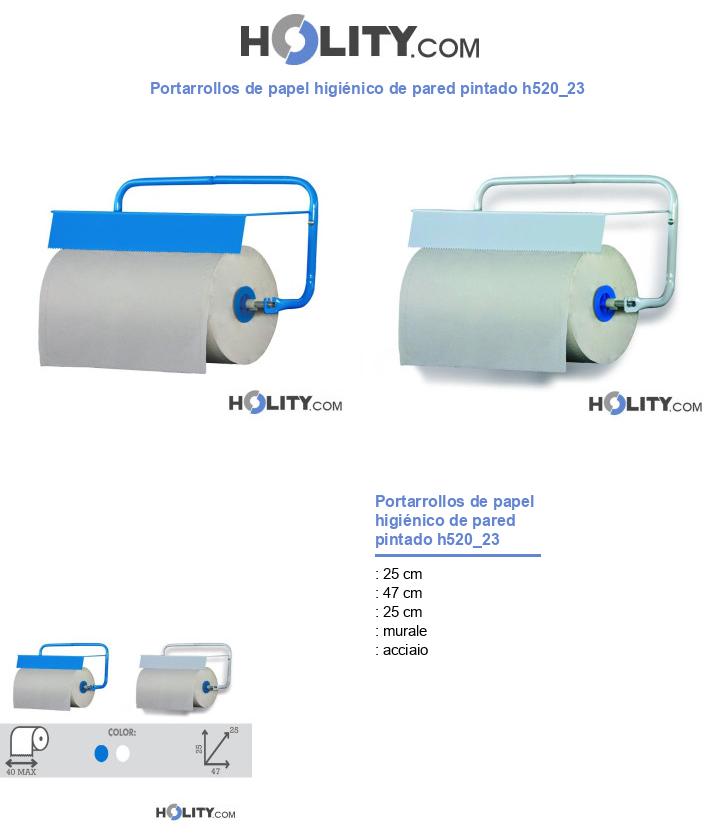 Portarrollos de papel higiénico de pared pintado h520_23