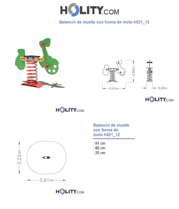 Balancín de muelle con forma de moto h521_12