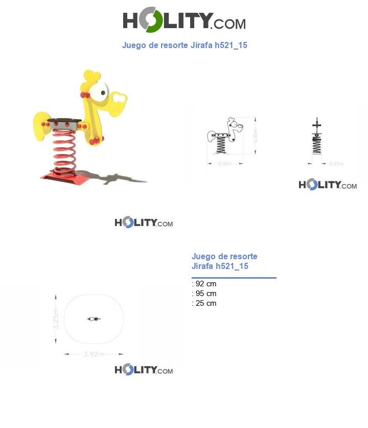 Juego de resorte Jirafa h521_15