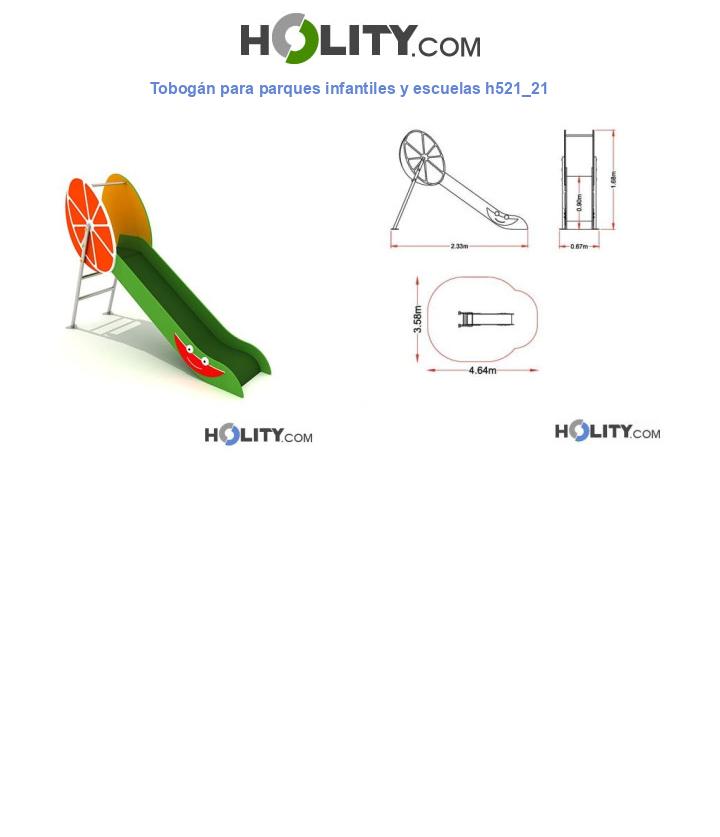 Tobogán para parques infantiles y escuelas h521_21