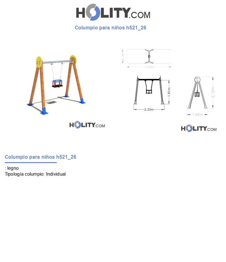 Columpio para niños h521_26