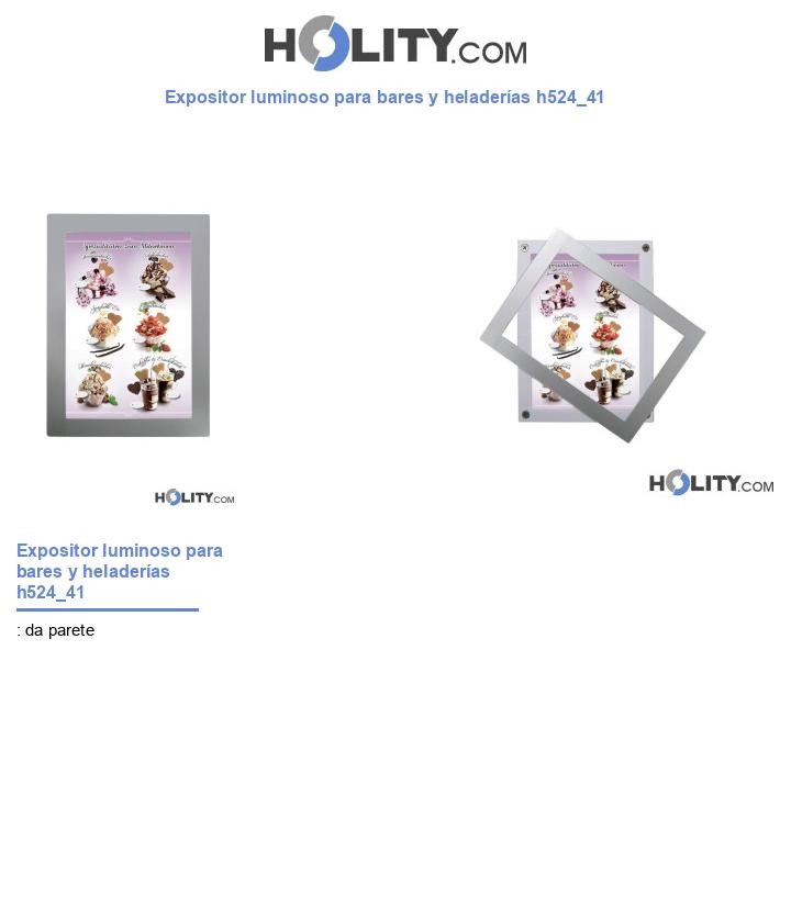 Expositor luminoso para bares y heladerías h524_41