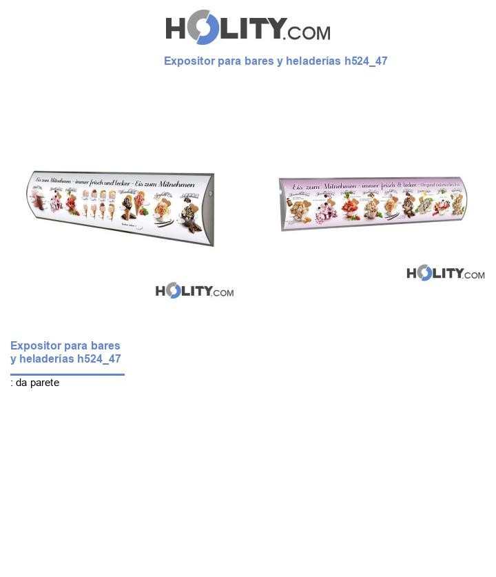 Expositor para bares y heladerías h524_47