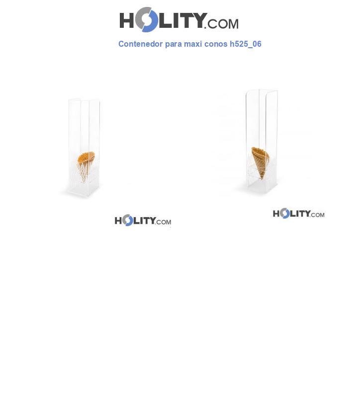 Contenedor para maxi conos h525_06