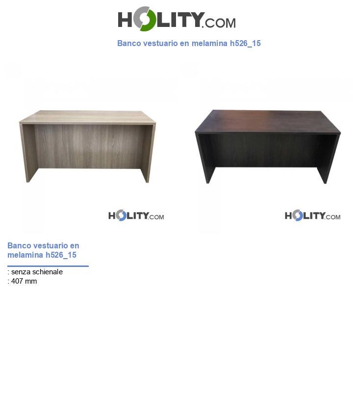 Banco vestuario en melamina h526_15