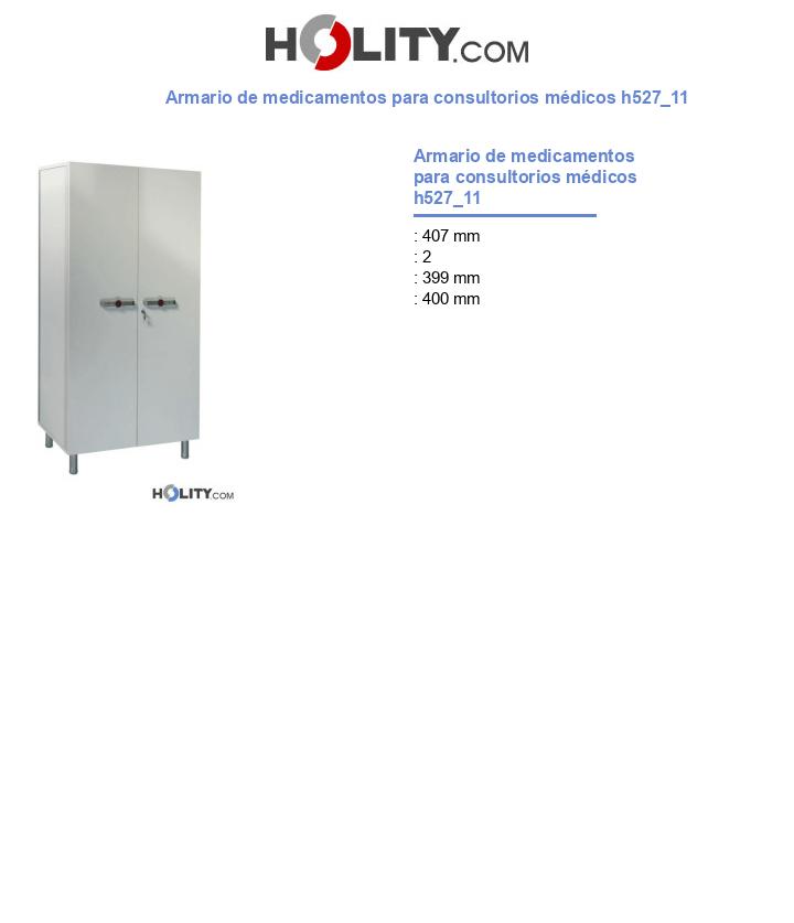 Armario de medicamentos para consultorios médicos h527_11