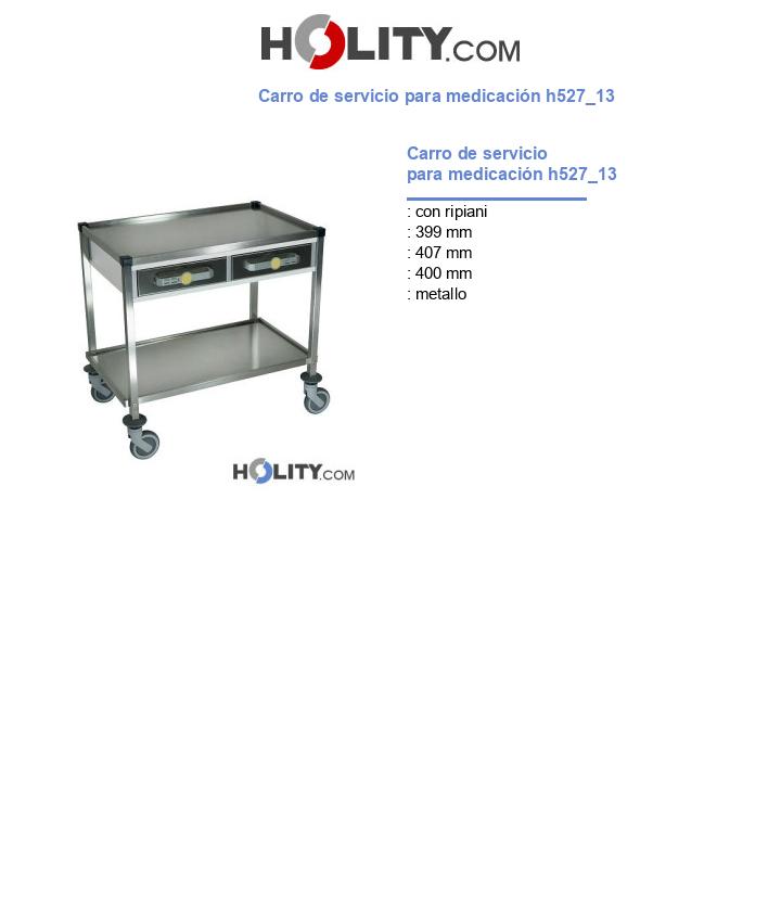 Carro de servicio para medicación h527_13