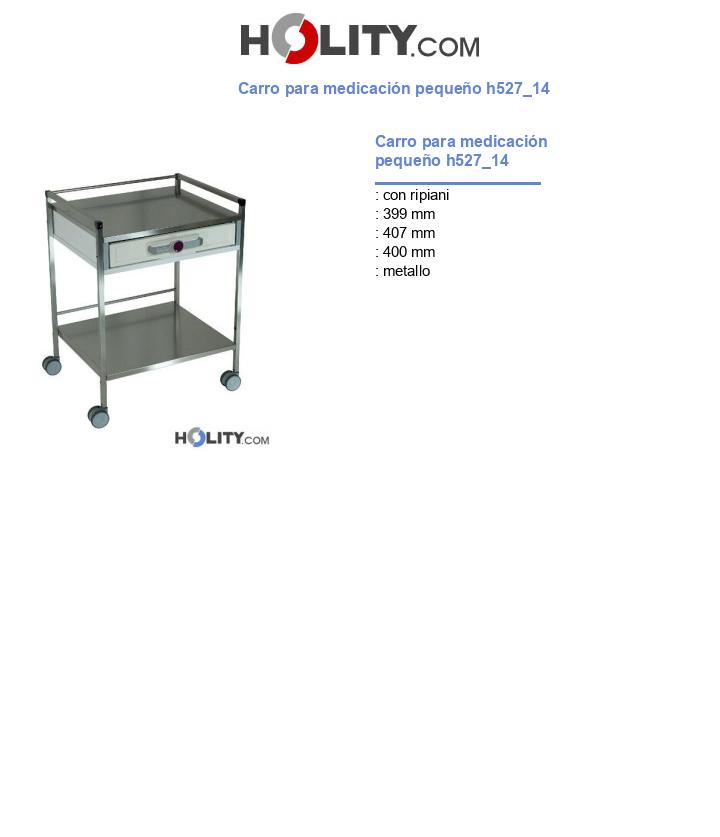 Carro para medicación pequeño h527_14