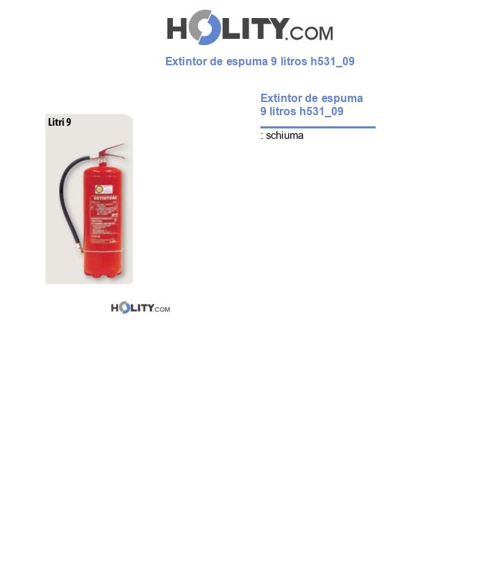 Extintor de espuma 9 litros h531_09