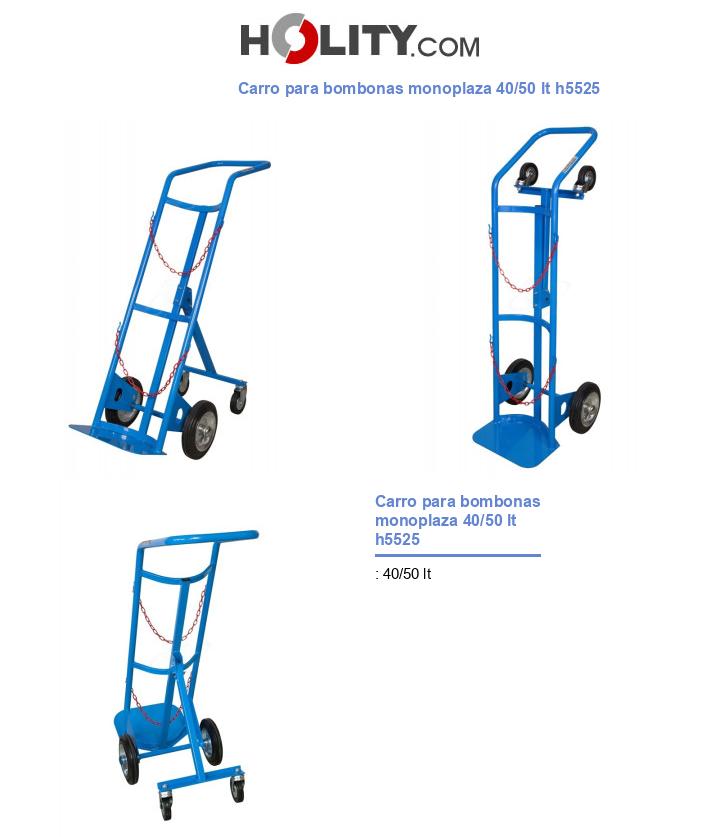 Carro para bombonas monoplaza 40/50 lt h5525