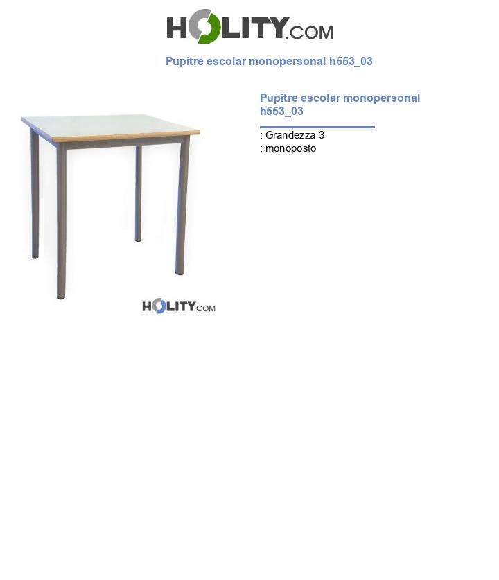 Pupitre escolar monopersonal h553_03