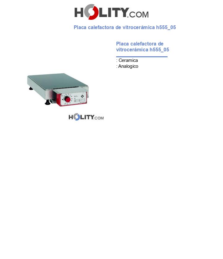 Placa calefactora de vitrocerámica h555_05