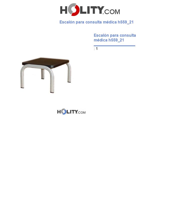 Escalón para consulta médica h559_21