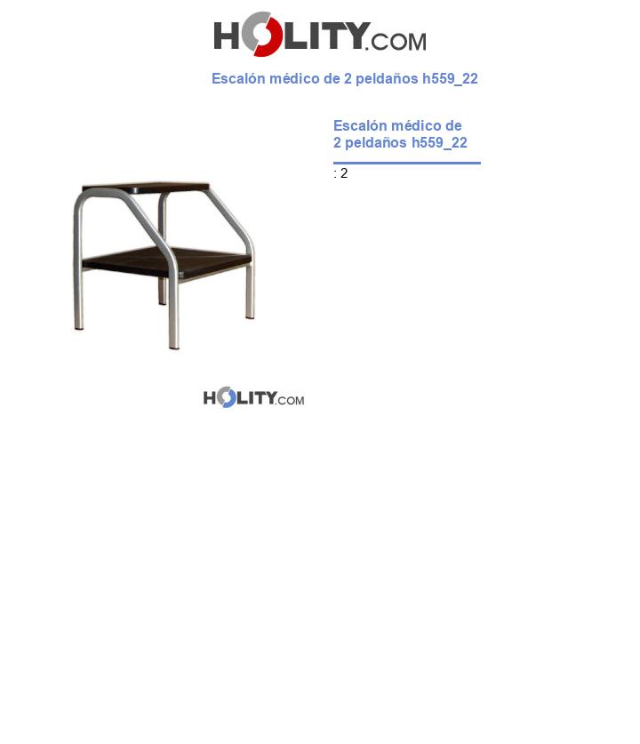 Escalón médico de 2 peldaños h559_22