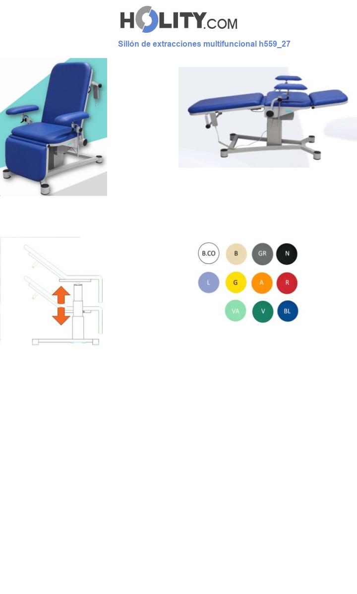 Sillón de extracciones multifuncional h559_27
