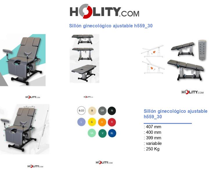 Sillón ginecológico ajustable h559_30