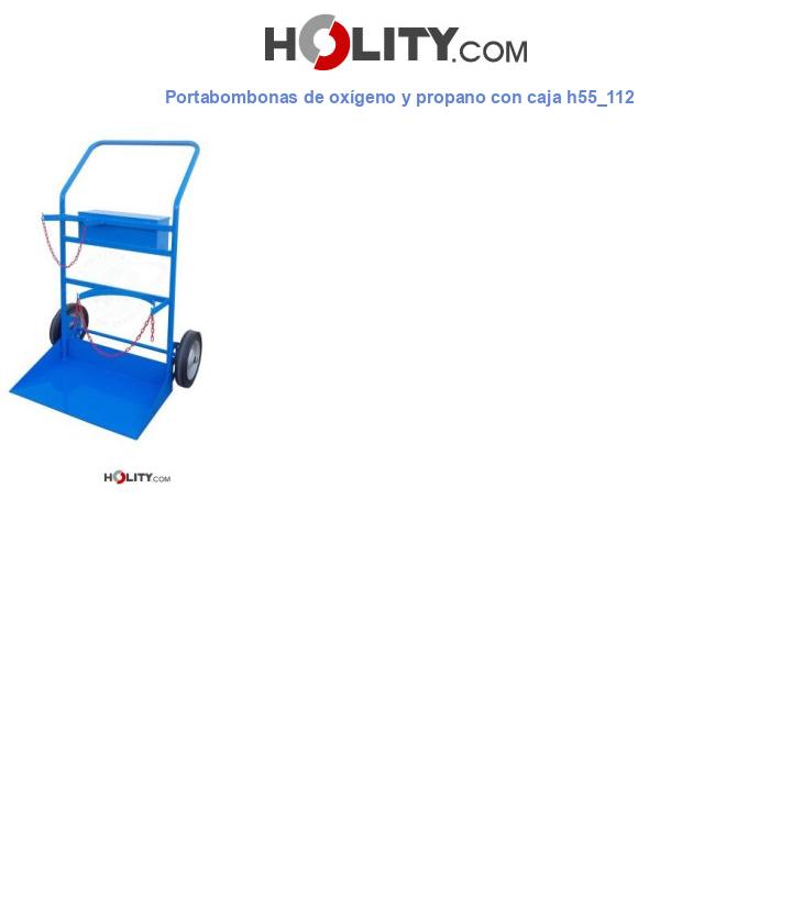Portabombonas de oxígeno y propano con caja h55_112