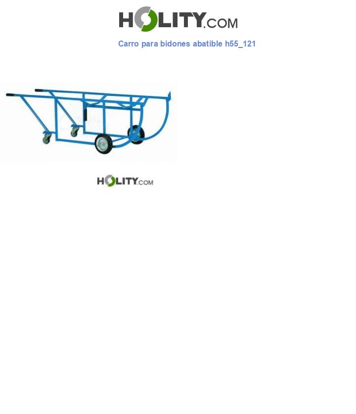 Carro para bidones abatible h55_121