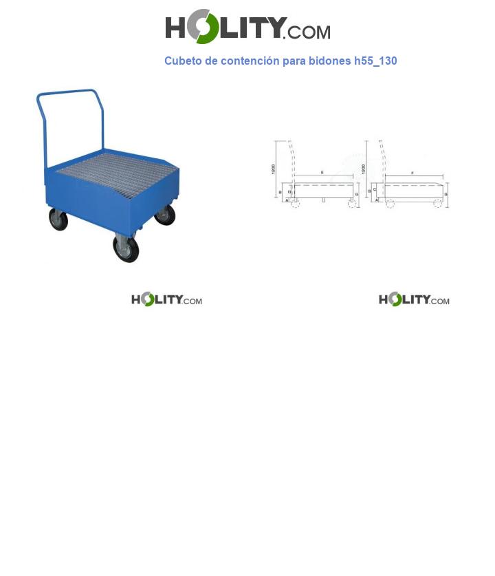 Cubeto de contención para bidones h55_130