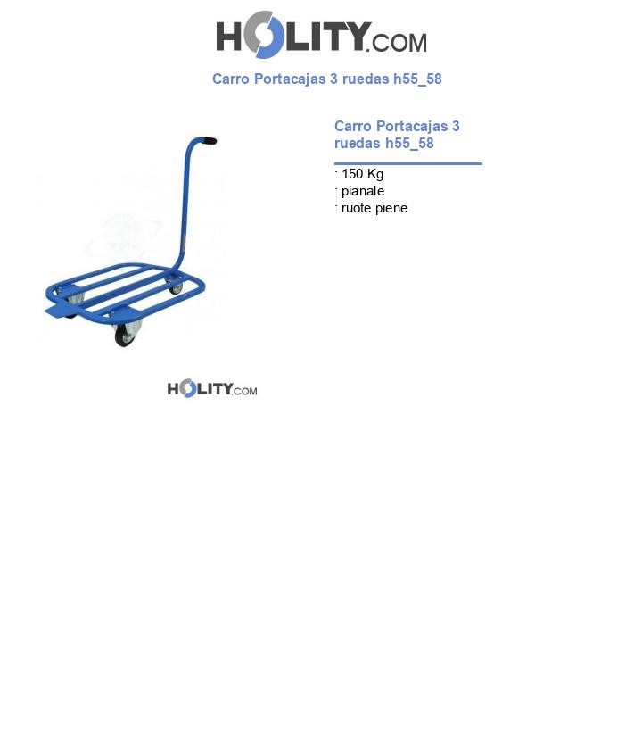 Carro Portacajas 3 ruedas h55_58