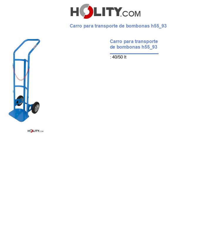 Carro para transporte de bombonas h55_93