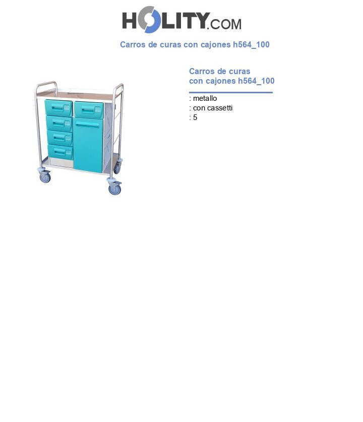 Carros de curas con cajones h564_100