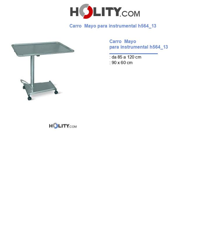 Carro  Mayo para instrumental h564_13